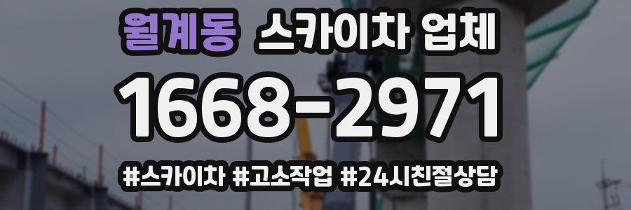 월계동 스카이차 업체