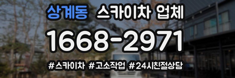 상계동 스카이차 업체