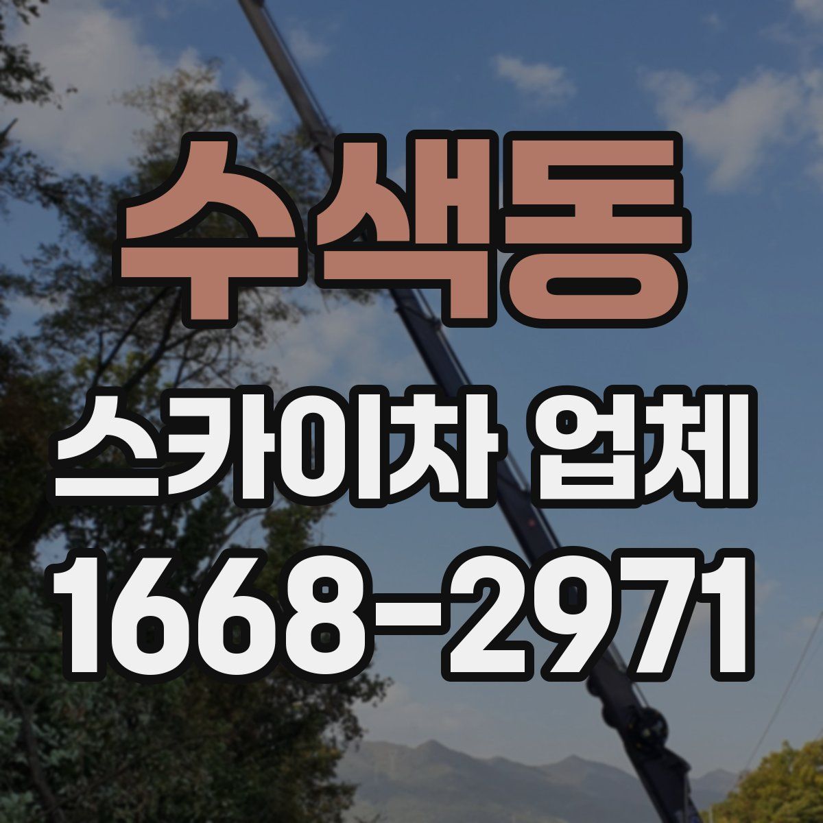 수색동 스카이차 업체