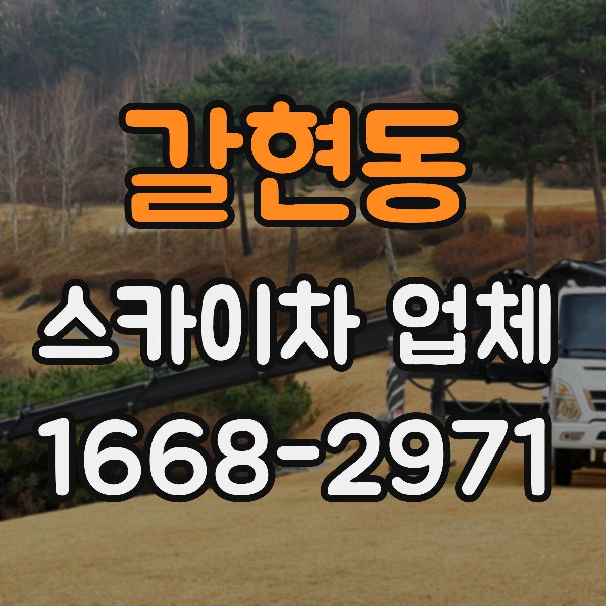 갈현동 스카이차 업체