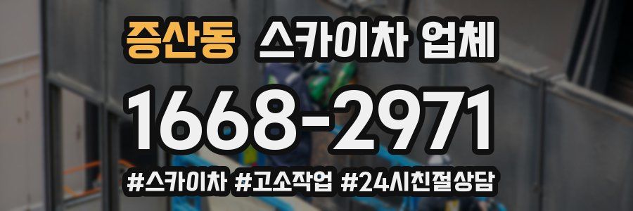 증산동 스카이차 업체