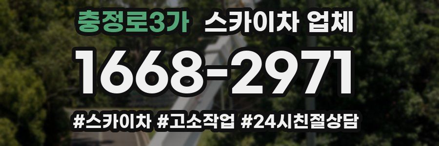 충정로3가 스카이차 업체