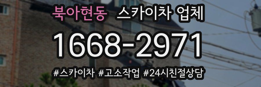 북아현동 스카이차 업체