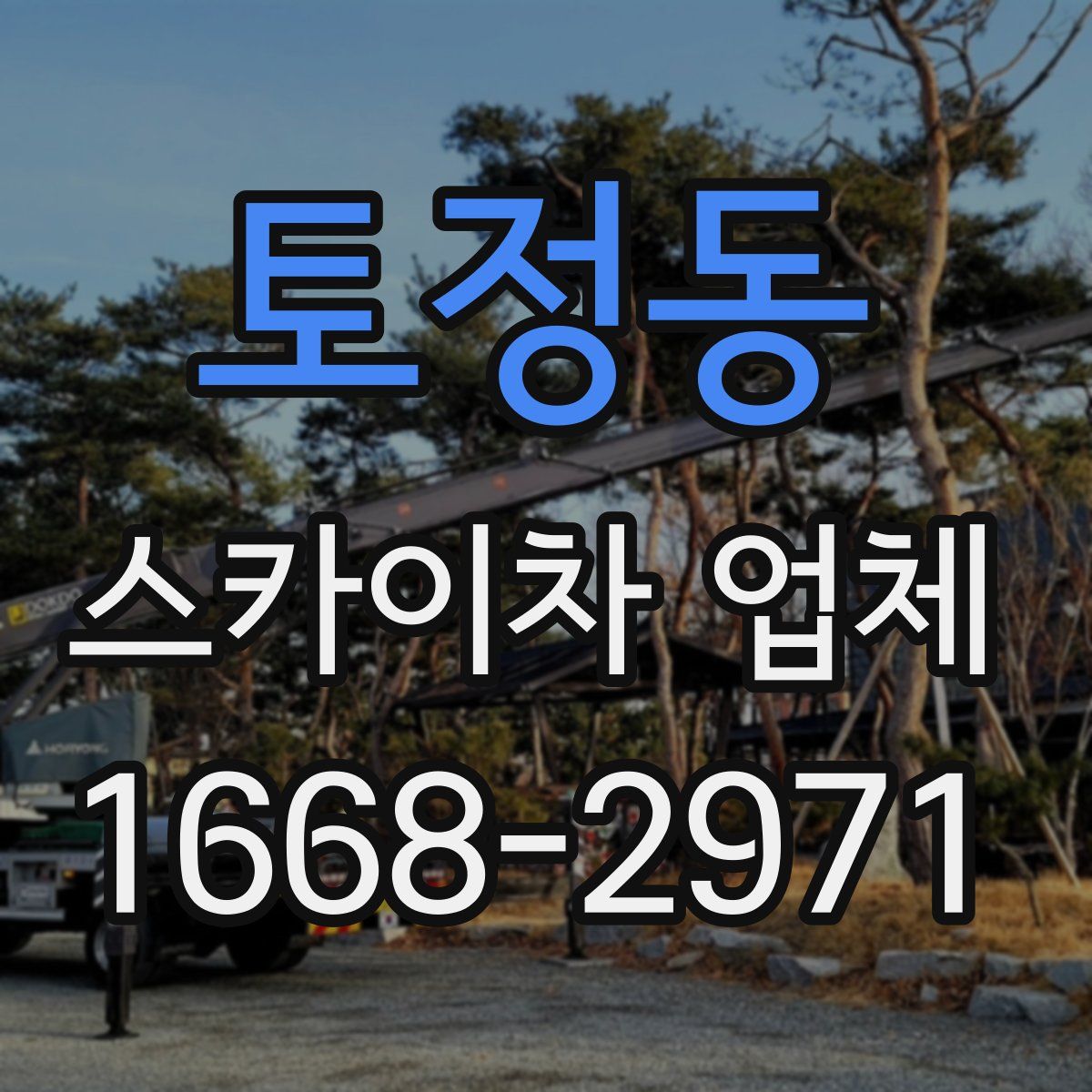 토정동 스카이차 업체