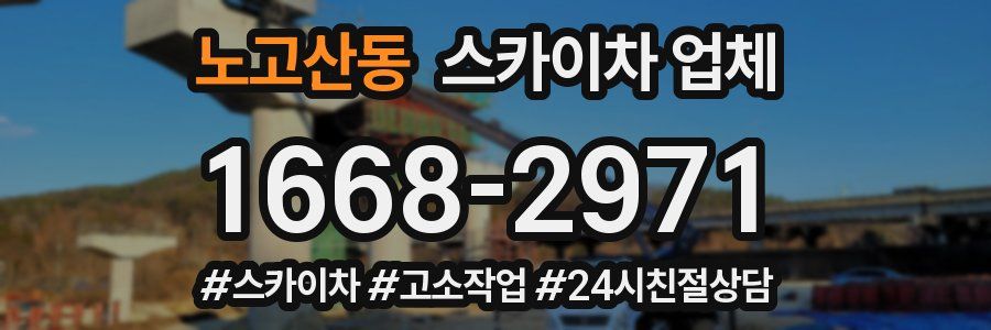 노고산동 스카이차 업체