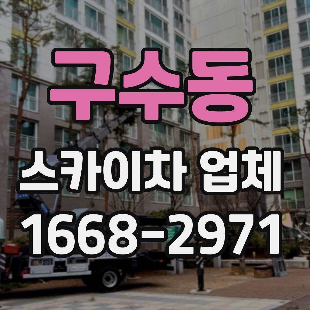 구수동 스카이차 업체
