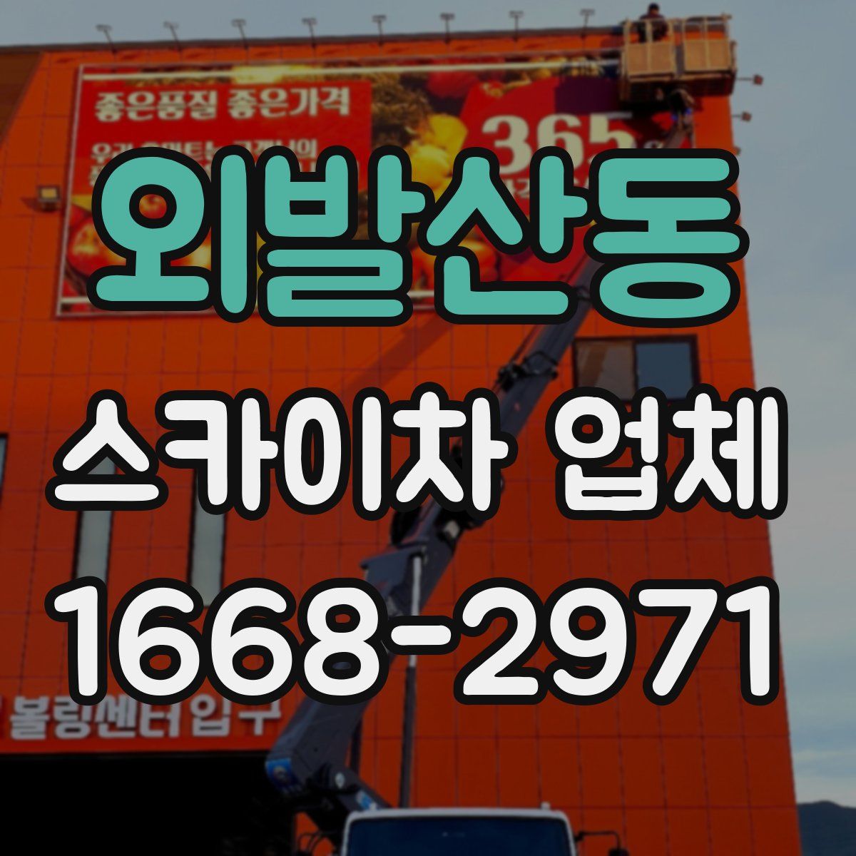 외발산동 스카이차 업체