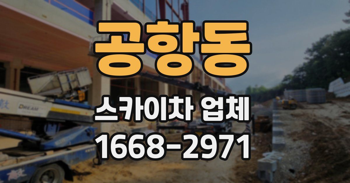 공항동 스카이차 업체