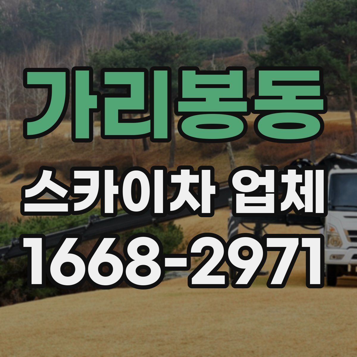 가리봉동 스카이차 업체
