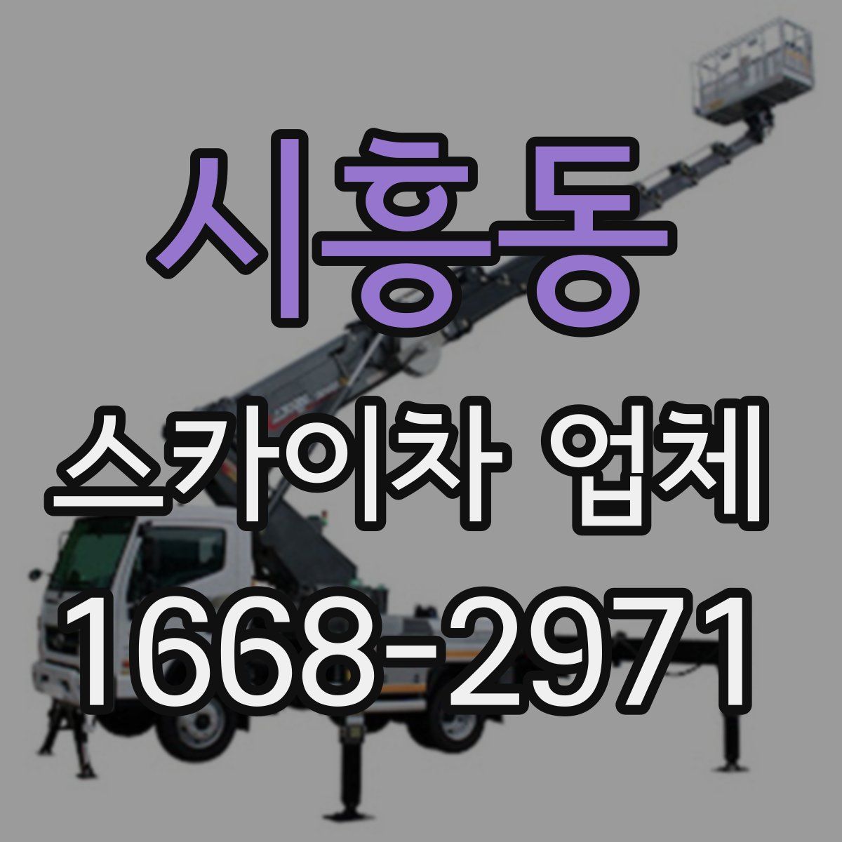 시흥동 스카이차 업체
