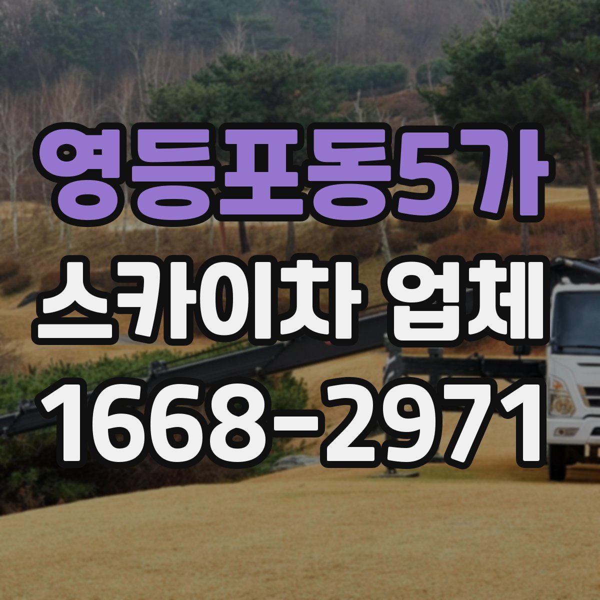 영등포동5가 스카이차 업체