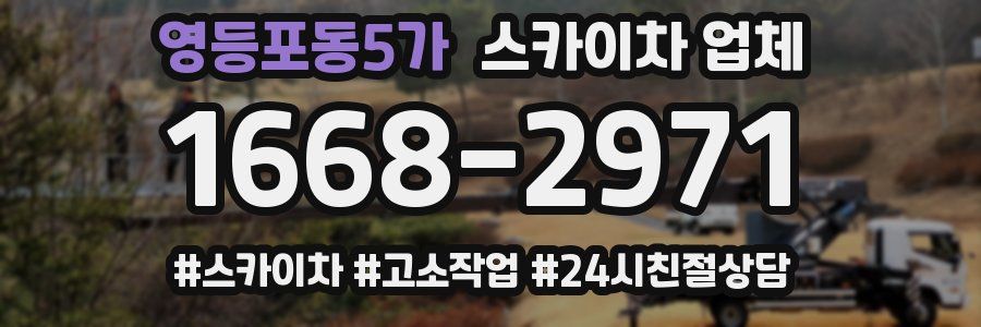 영등포동5가 스카이차 업체