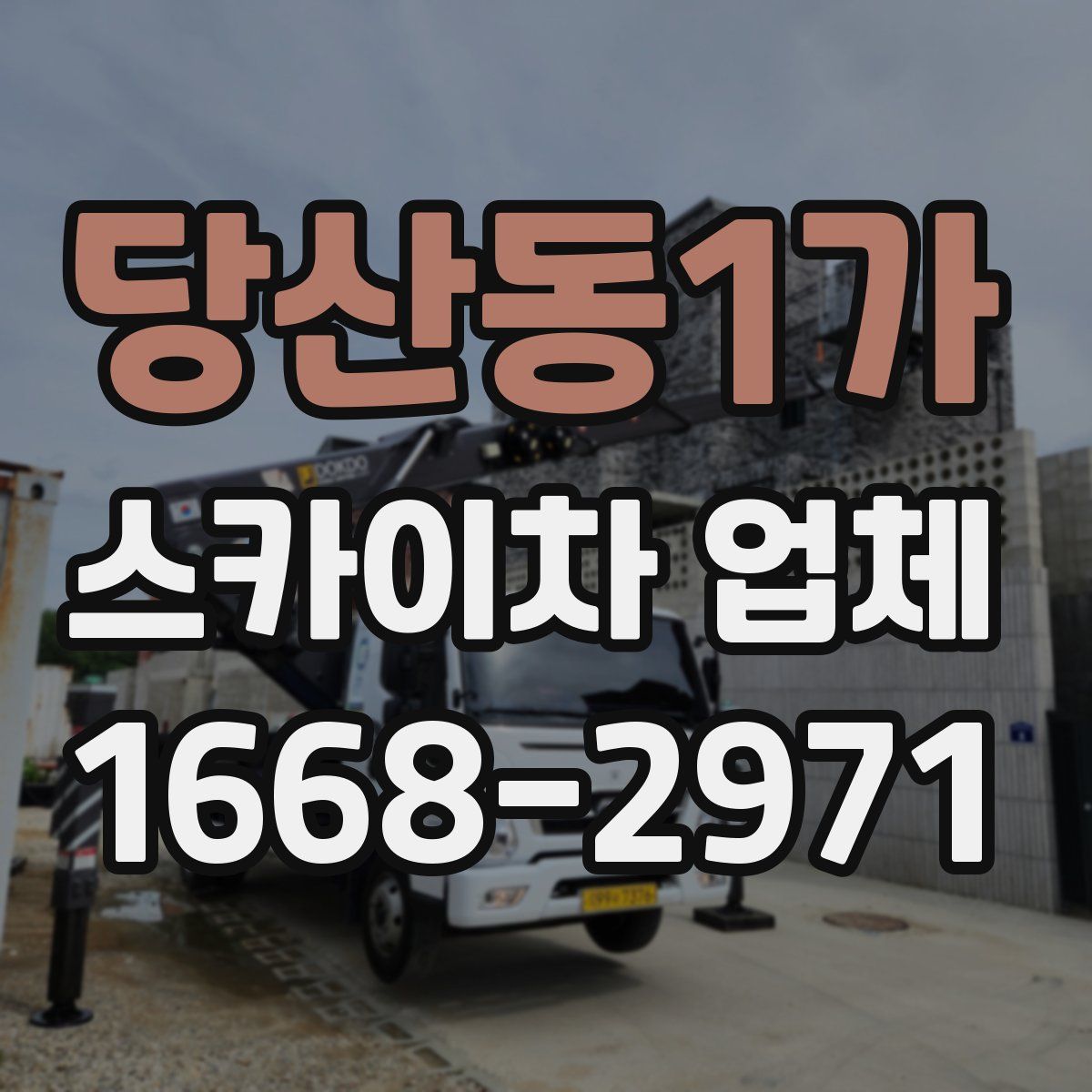 당산동1가 스카이차 업체