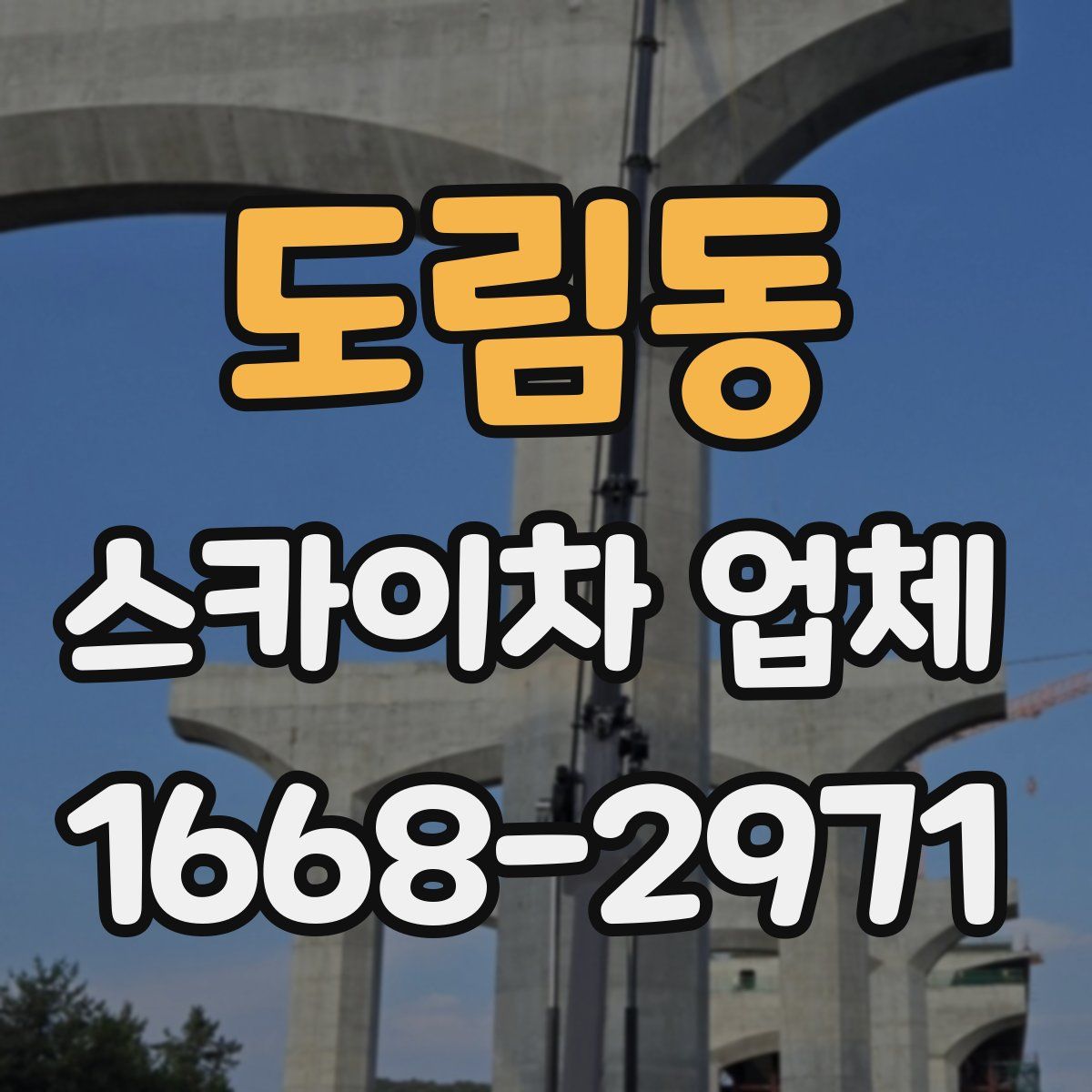 도림동 스카이차 업체