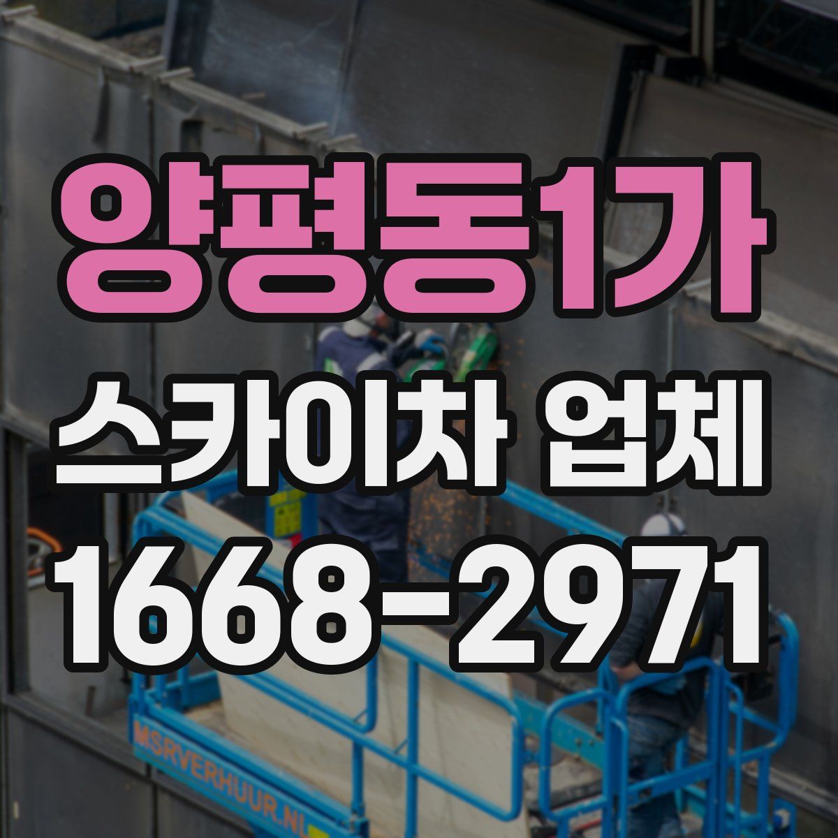 양평동1가 스카이차 업체
