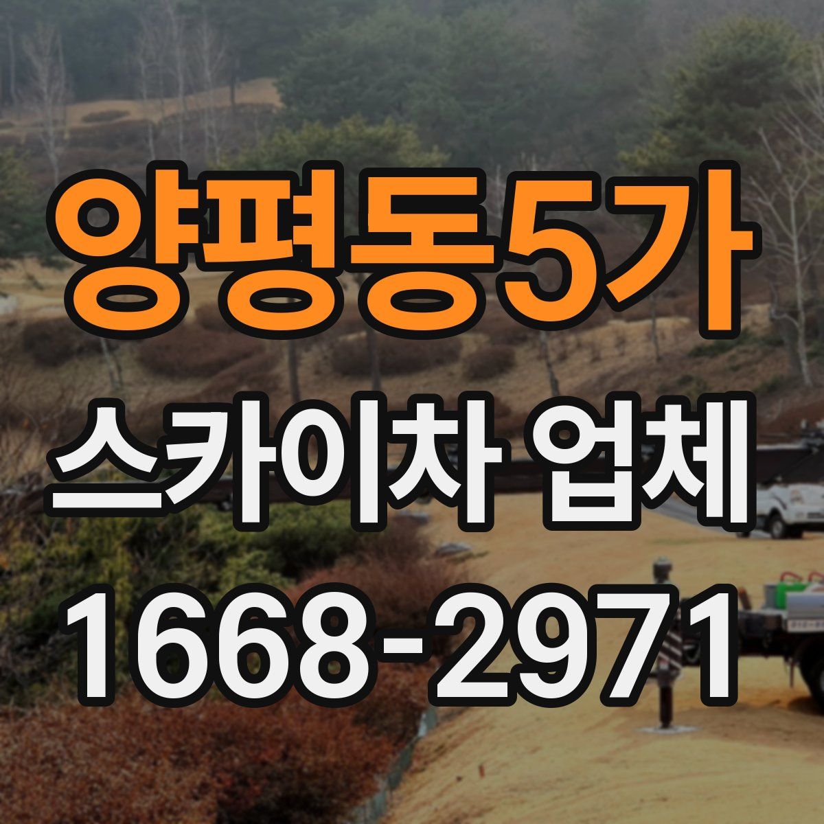 양평동5가 스카이차 업체