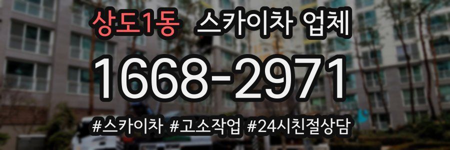 상도1동 스카이차 업체