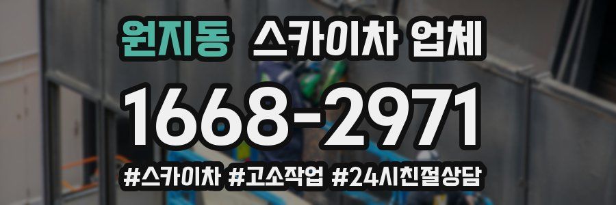 원지동 스카이차 업체