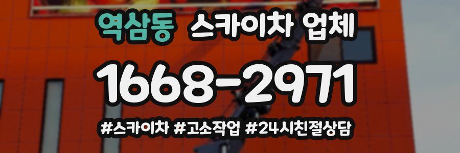 역삼동 스카이차 업체