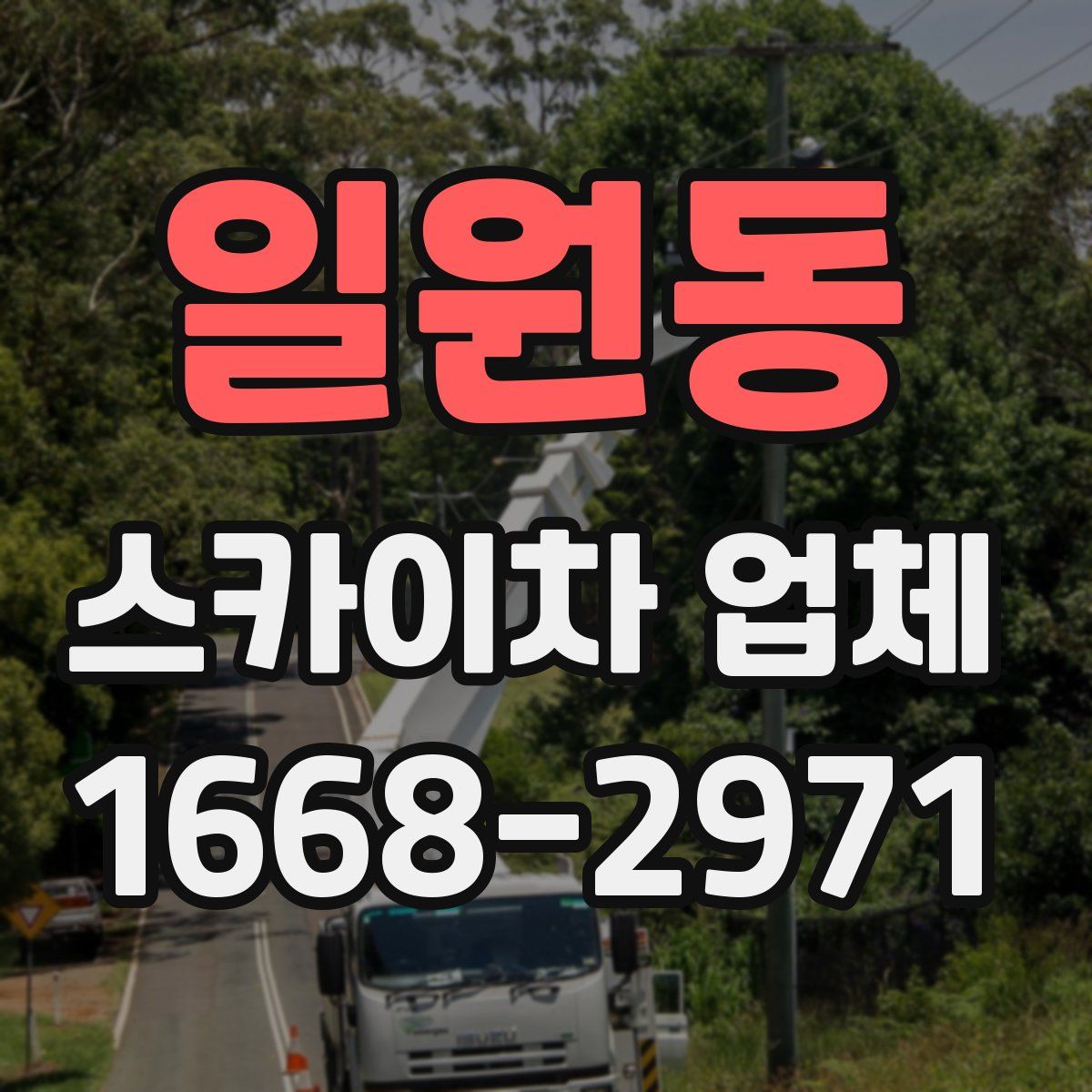 일원동 스카이차 업체