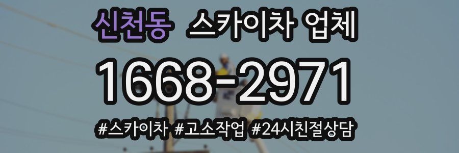 신천동 스카이차 업체