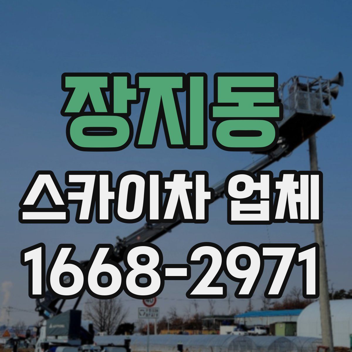 장지동 스카이차 업체