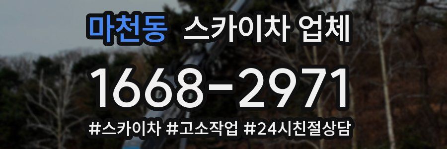 마천동 스카이차 업체
