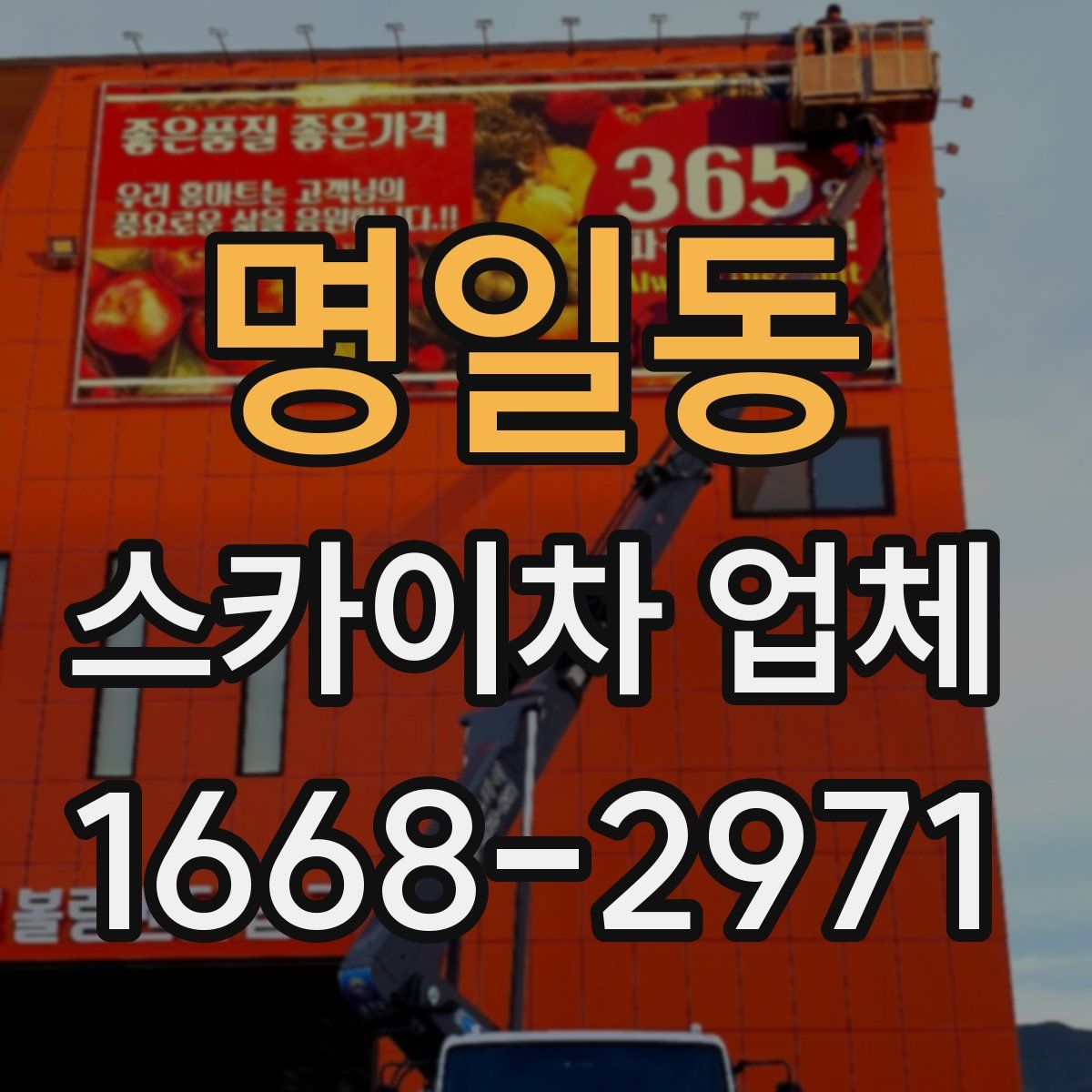 명일동 스카이차 업체