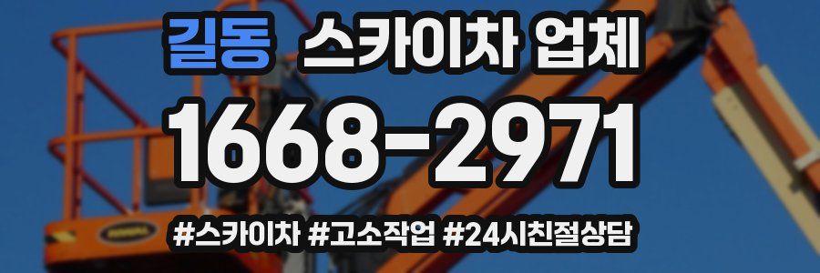 길동 스카이차 업체
