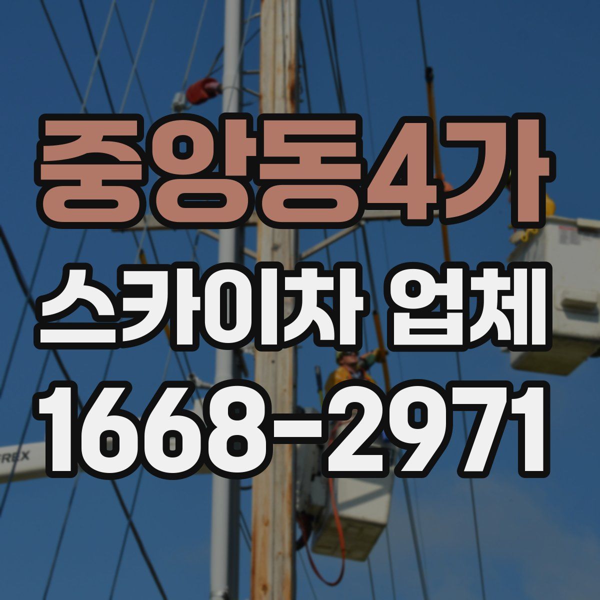 중앙동4가 스카이차 업체