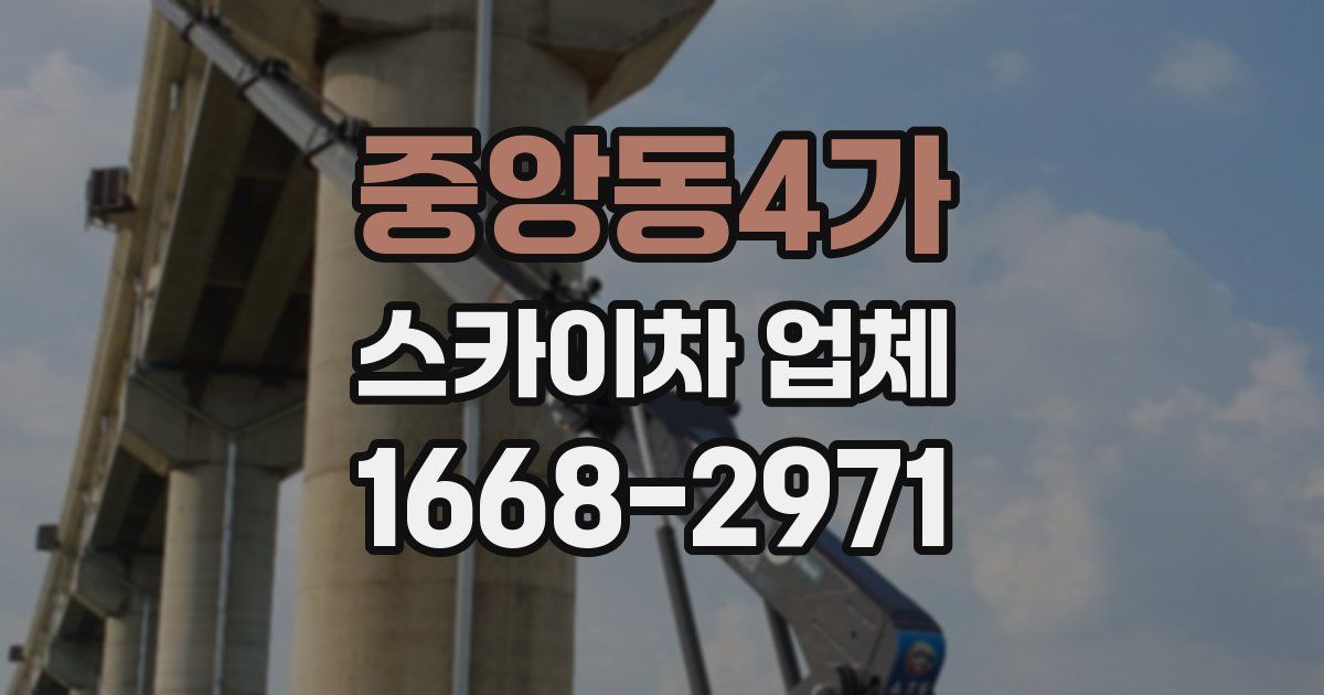 중앙동4가 스카이차 업체