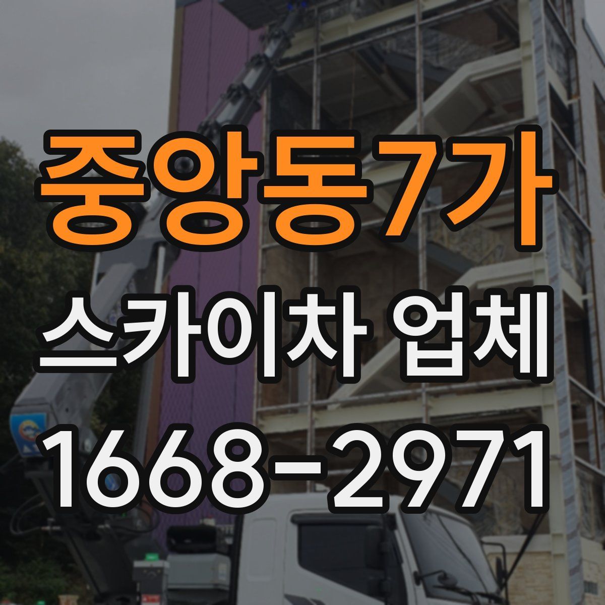 중앙동7가 스카이차 업체