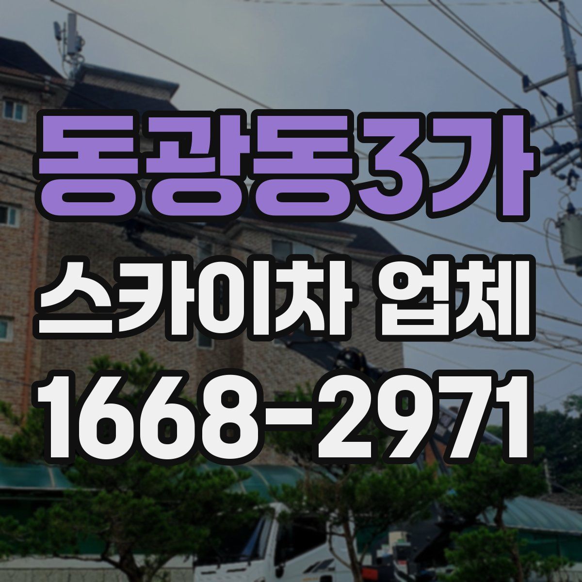 동광동3가 스카이차 업체