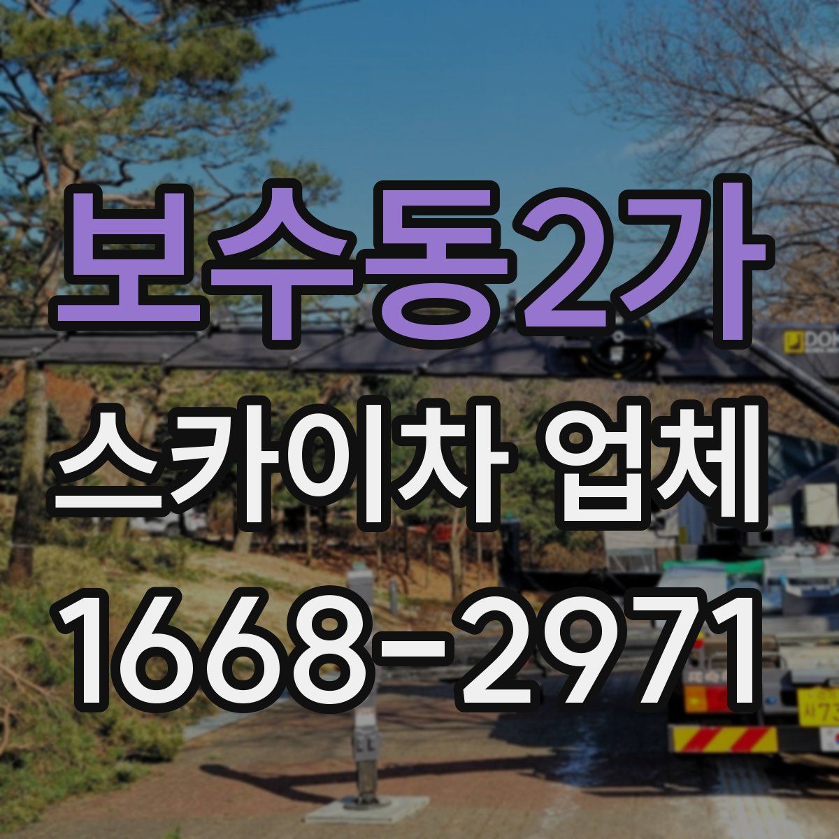 보수동2가 스카이차 업체
