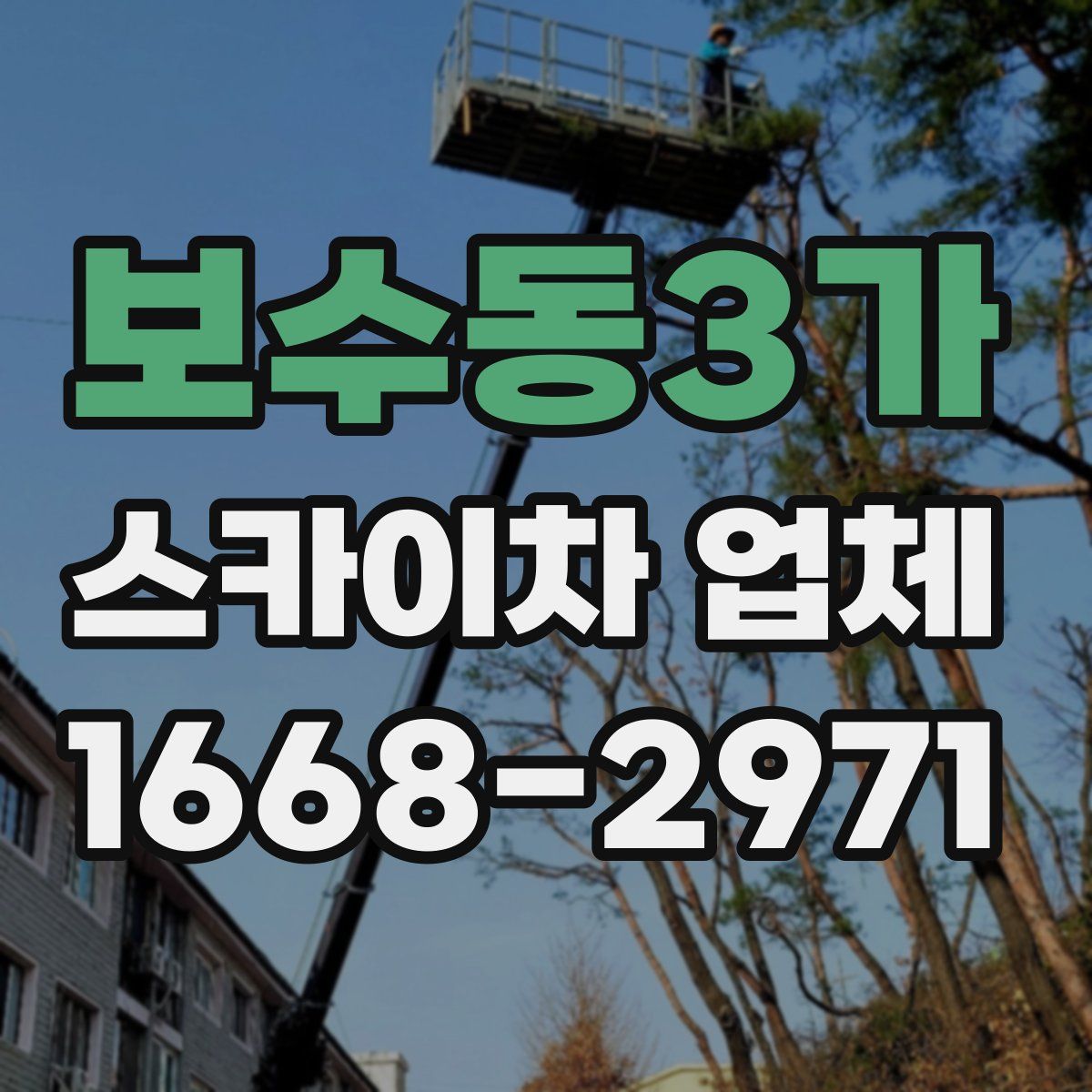 보수동3가 스카이차 업체