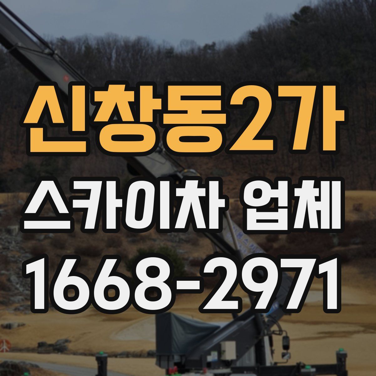 신창동2가 스카이차 업체