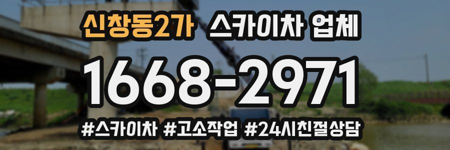 신창동2가 스카이차 업체