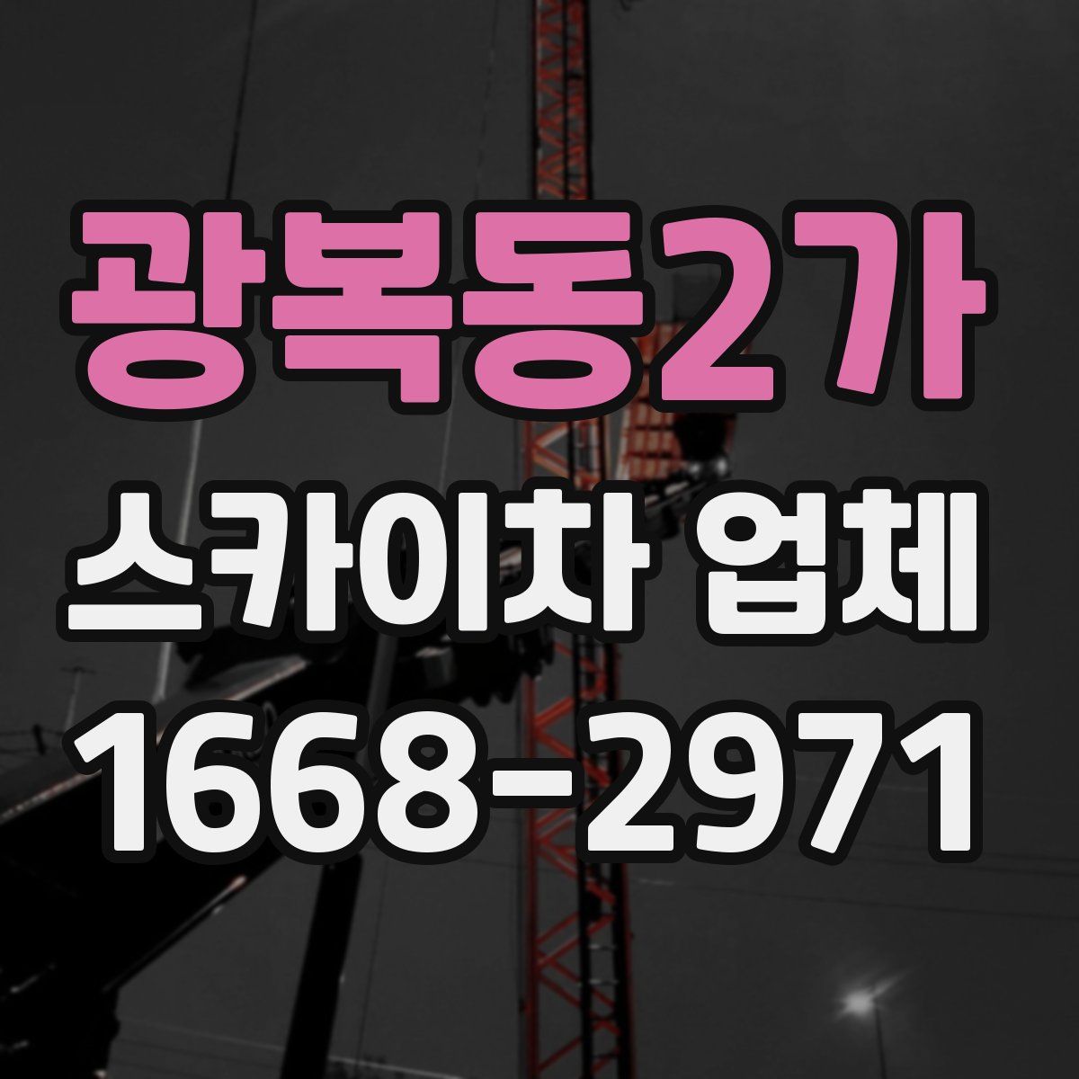 광복동2가 스카이차 업체