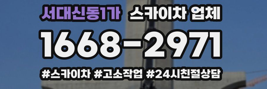 서대신동1가 스카이차 업체