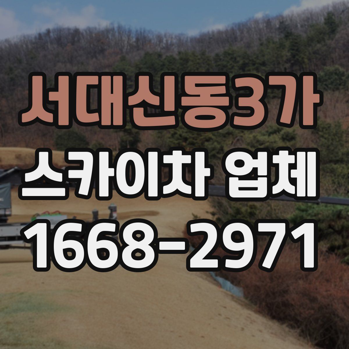 서대신동3가 스카이차 업체