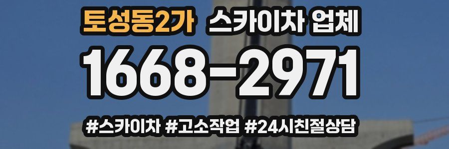토성동2가 스카이차 업체