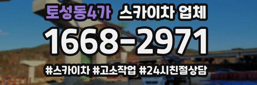 토성동4가 스카이차 업체