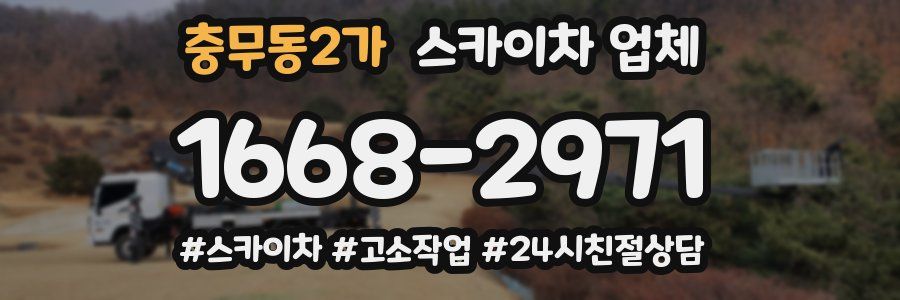충무동2가 스카이차 업체