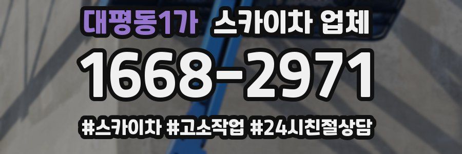 대평동1가 스카이차 업체
