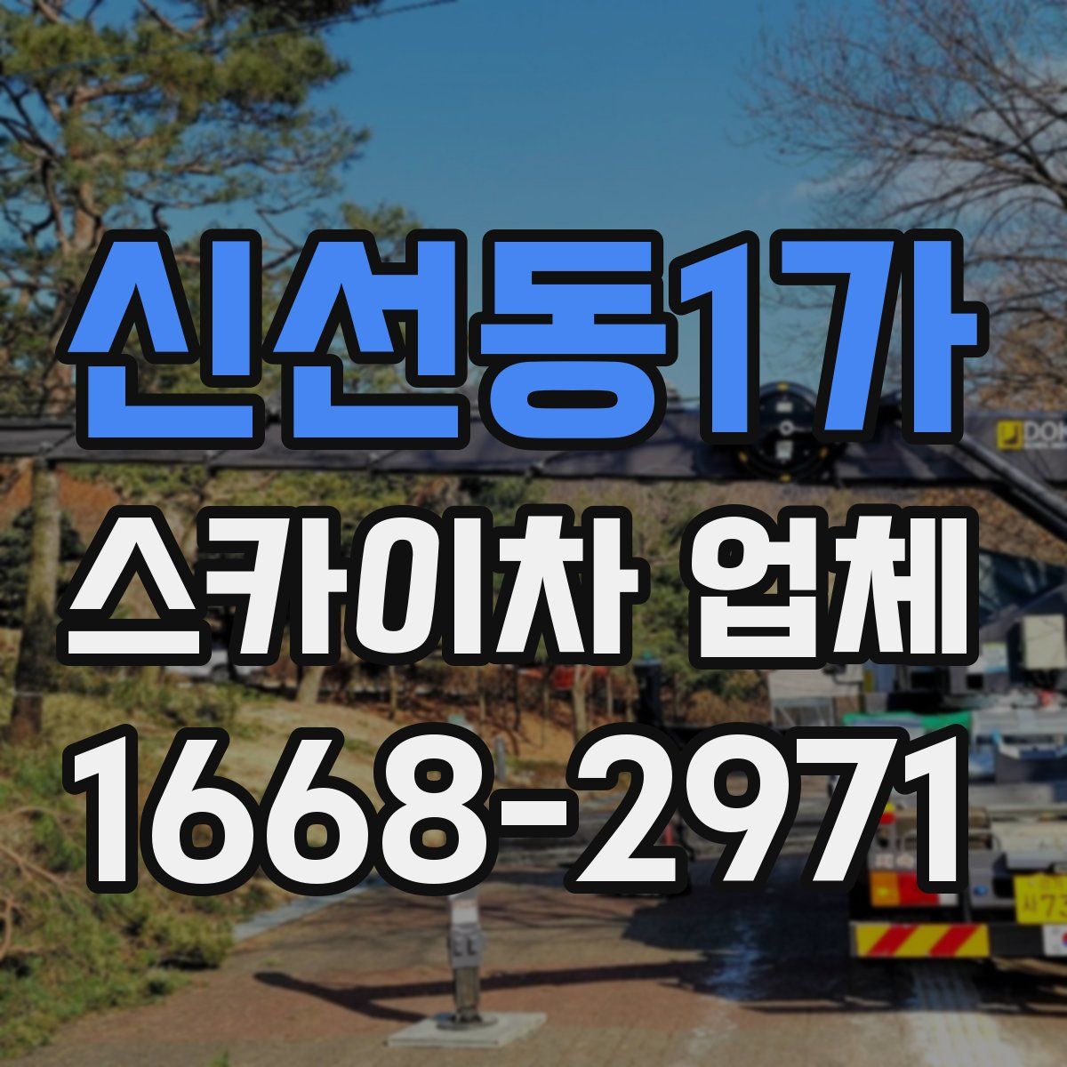 신선동1가 스카이차 업체