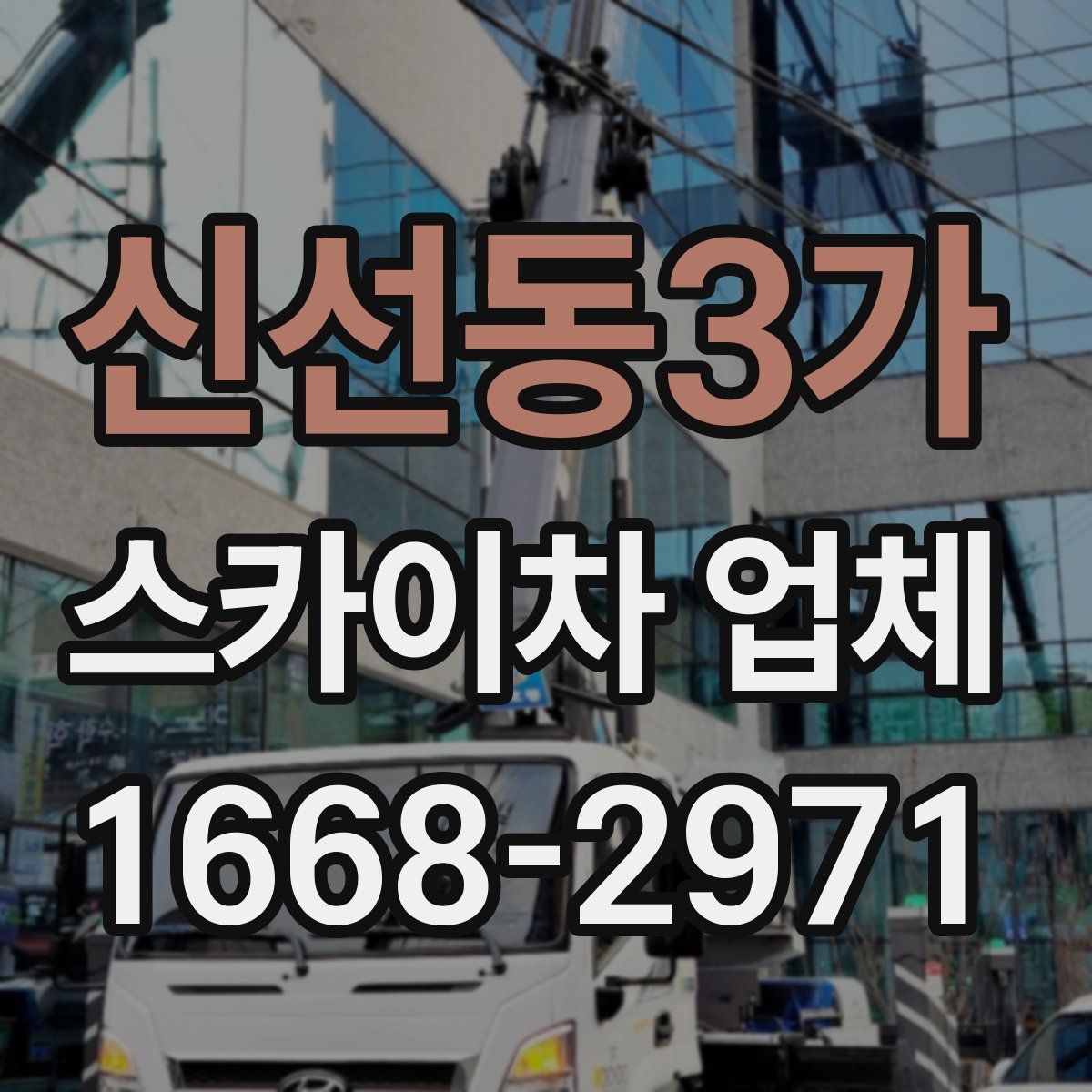 신선동3가 스카이차 업체