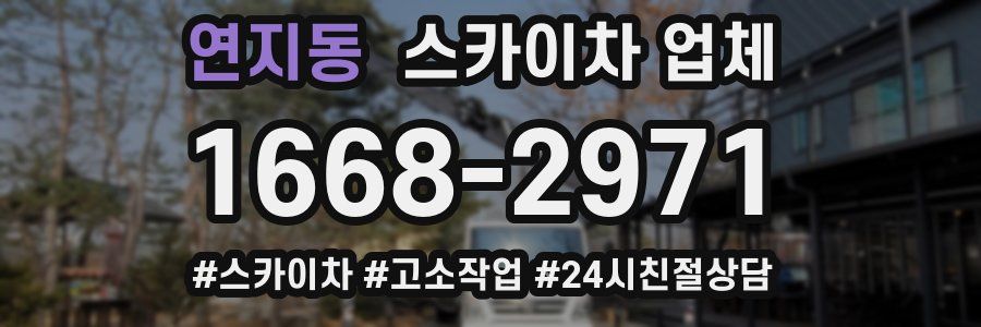 연지동 스카이차 업체