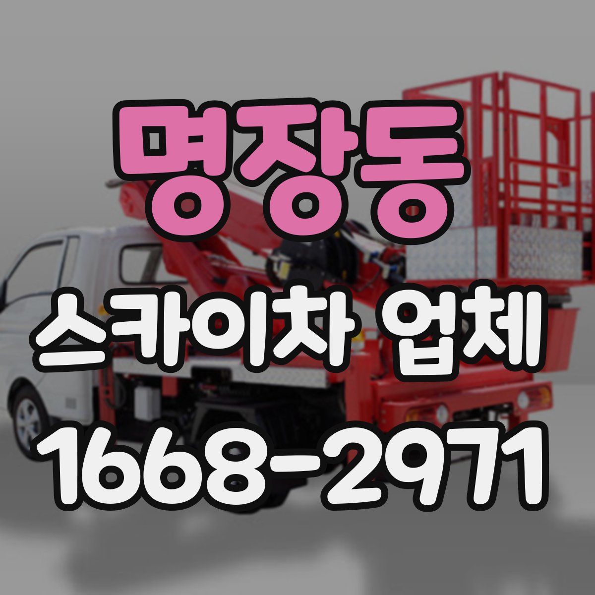 명장동 스카이차 업체