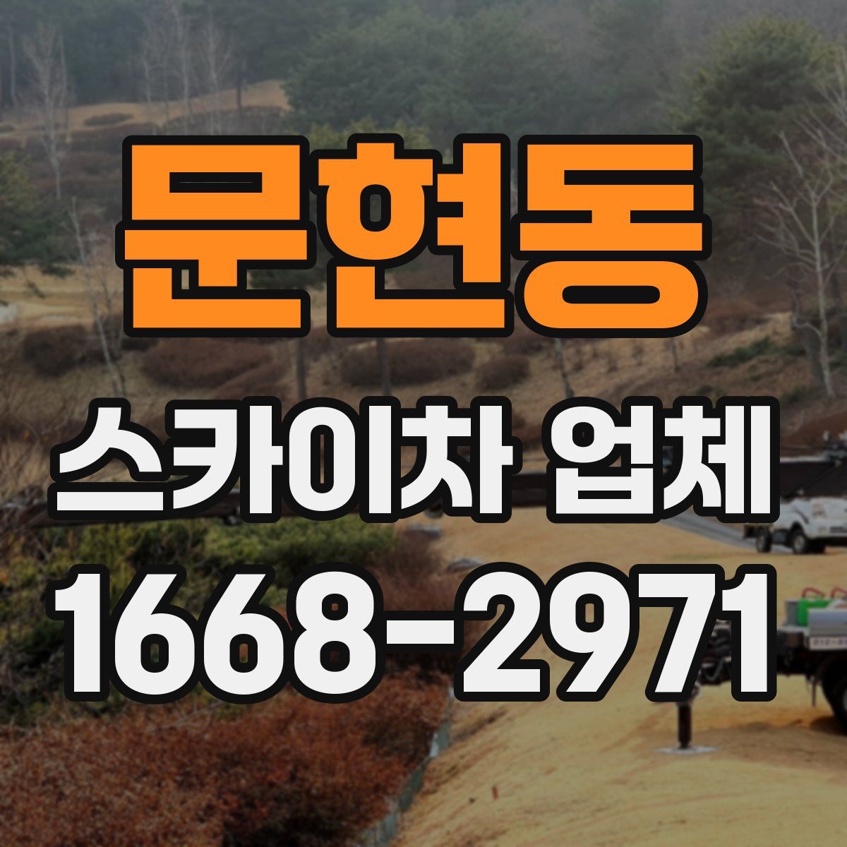 문현동 스카이차 업체