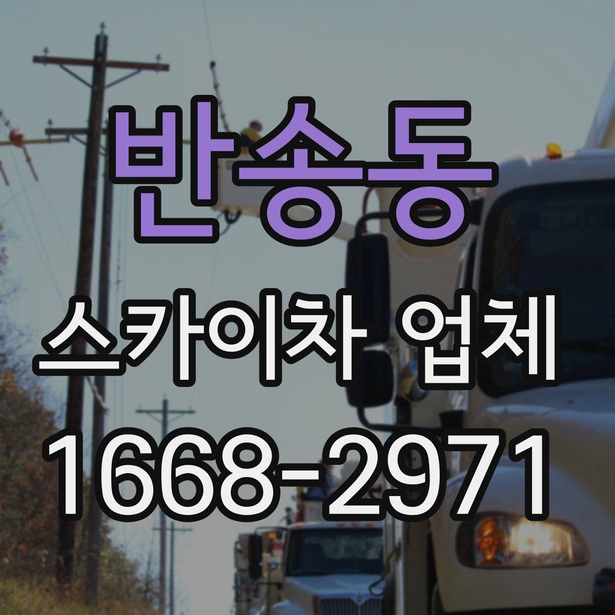 반송동 스카이차 업체